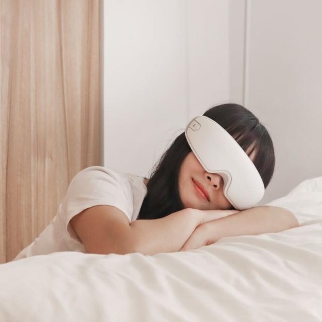 【3ZeBra 三隻斑馬】雙層氣壓深度按摩眼罩 G05-24(無線熱敷眼部按摩器 熱敷眼罩 母親節禮物)