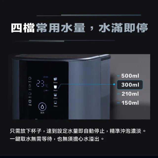 【Honeywell】太空人 RO 濾淨瞬熱飲水機WSRO-602-TW(宇宙黑)