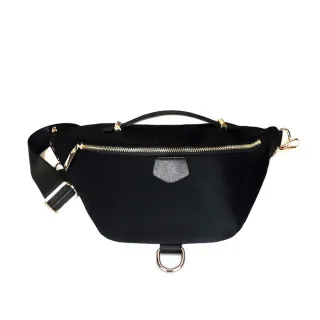 【吉豐洋行】大容量防潑水尼龍配皮三用斜揹包/側揹包/胸包/手提包(防水包 可手提 斜揹 側揹)