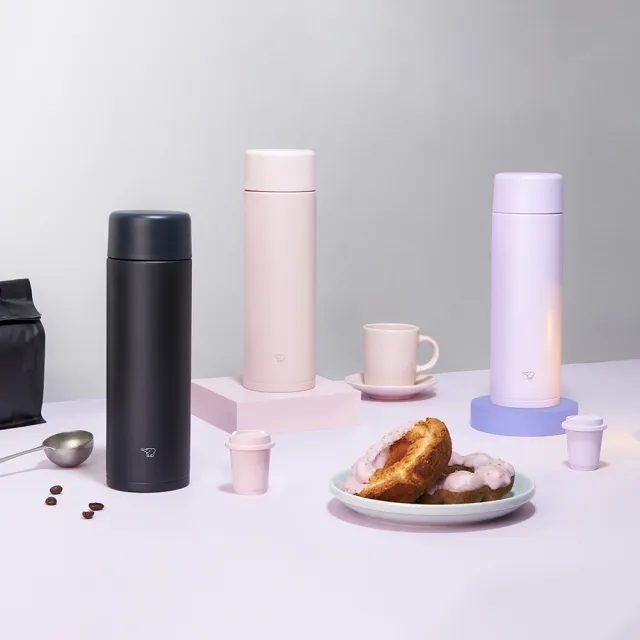 【ZOJIRUSHI 象印】旋蓋式 不鏽鋼保溫杯 480ml+480ml(SM-ZB48E+SM-ZB48E)