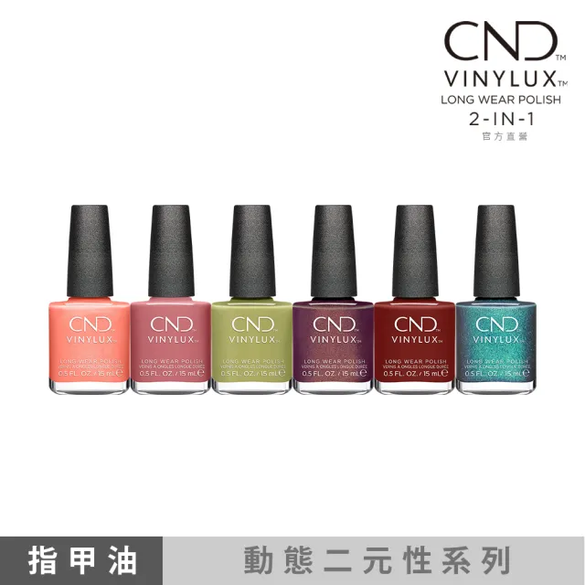 【CND】VINYLUX 完美光感指甲油 動態二元性系列 15ml(類光療/美甲)