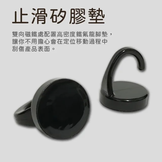 【黑設 BLACK GEARS】雙向磁鐵(磁鐵掛勾 掛勾 磁鐵 磁鐵掛勾 露營 逐露天下)