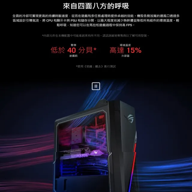 【ASUS 華碩】Office2021組★R7 RTX3060電競電腦(R7-7700X/16G/1TB SSD/RTX3060 12G/W11/G15DS-R7700X300W)