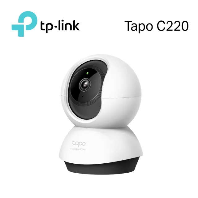 (256G記憶卡組)【TP-Link】Tapo C220 2.5K QHD 400萬畫素AI智慧偵測無線旋轉網路攝影機/監視器 IP CAM