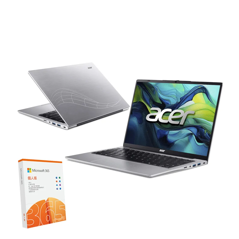 【Acer 宏碁】微軟M365組★14吋Ultra5 輕薄AI筆電(Swift Lite/SFL14-51M-50W8/Ultra 5-125U/16G/512G/W11)