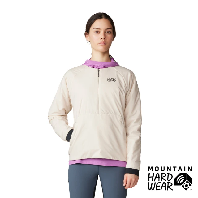 Mountain Hardwear Kor Alloy™ Crew 輕量透氣保暖化纖上衣 滑石粉 女款 #2077581