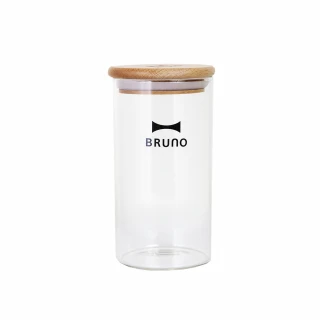 【日本BRUNO】珪藻土密封玻璃儲物罐/玻璃罐(600ml)