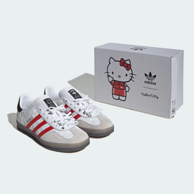 adidas 愛迪達 GAZELLE X HELLO KITTY 運動休閒鞋 德訓鞋 滑板 復古 女鞋 - Originals II0013