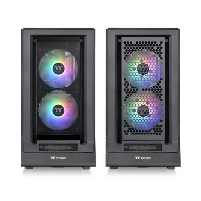 【Thermaltake 曜越】勁透 Ceres 350 MX中直立式機殼 ATX 內附三顆風扇 雙面版(CA-1Z3-00MXWN-00)