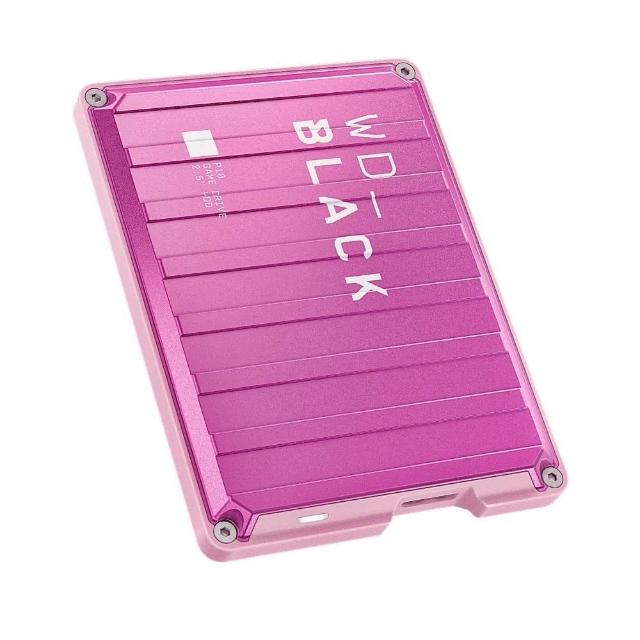 【WD 威騰】BLACK 黑標 P10 Game Drive 2TB 2.5吋行動硬碟(粉紅特仕版)