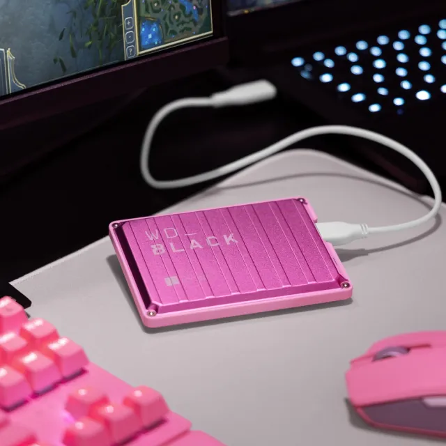 【WD】BLACK 黑標 P10 Game Drive 2TB 2.5吋行動硬碟(粉紅特仕版)