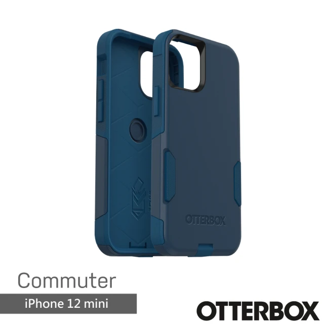 OtterBox iPhone 12 mini 5.4吋 Commuter 通勤者系列保護殼(藍)