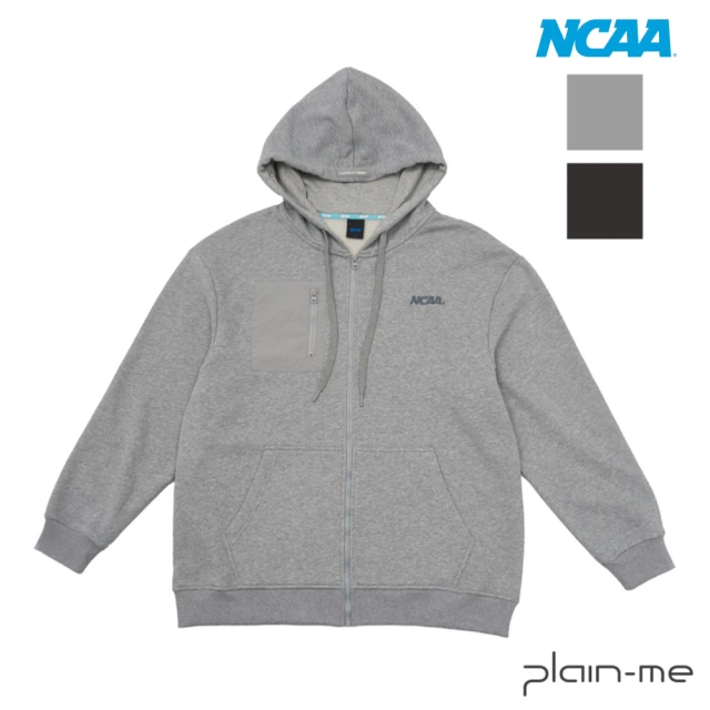 plain-me NCAA 中性口袋連帽刷毛外套 NCAA1