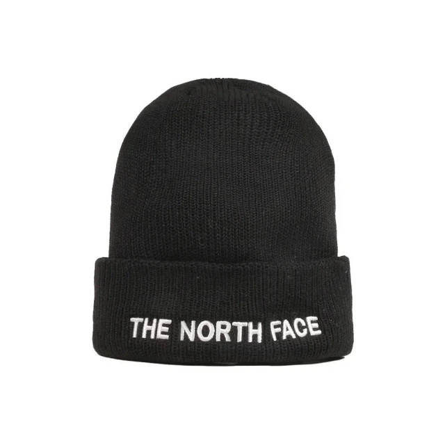 The North Face TNF 北臉 休閒 保暖帽 URBAN EMBROIDERED BEANIE 男 女 黑(NF0A8A3DJK3)