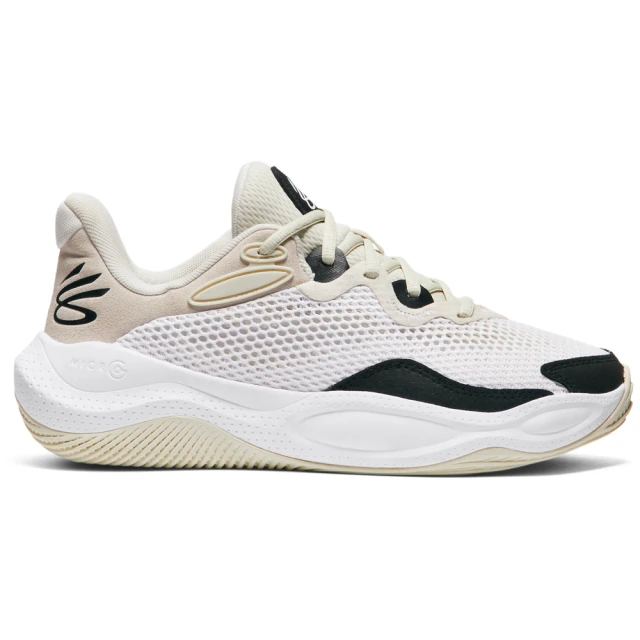 UNDER ARMOUR UA 男女同款 CURRY Splash 24 AP SDE 籃球鞋_3028193-100(杏白色)