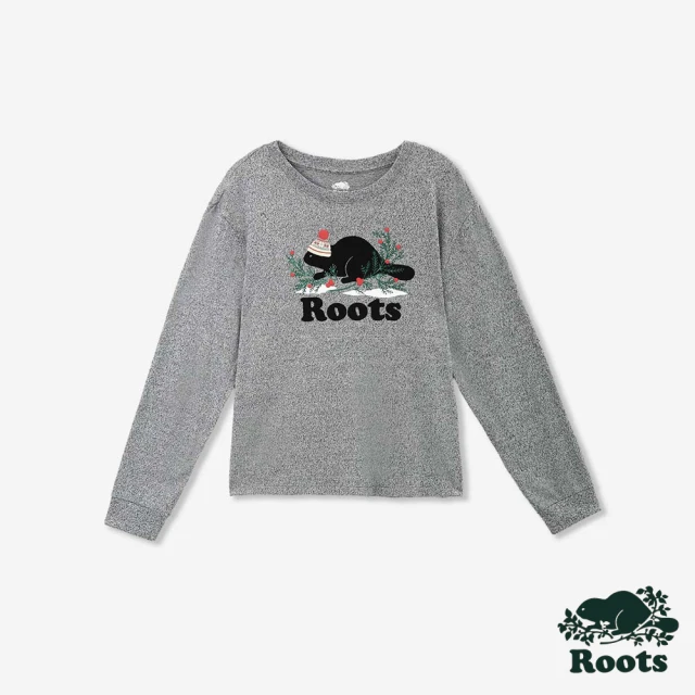 Roots Roots女裝- WINTER COOPER 長袖上衣(灰色)