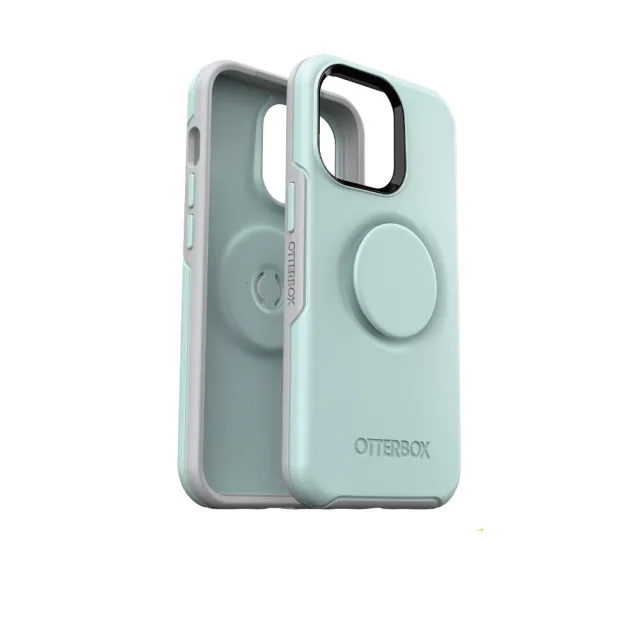 【OtterBox】iPhone 13 Pro 6.1吋 Symmetry 炫彩幾何泡泡騷保護殼(水藍)