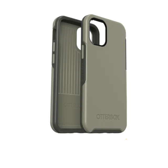 【OtterBox】iPhone 12 mini 5.4吋 Symmetry 炫彩幾何保護殼(灰綠)