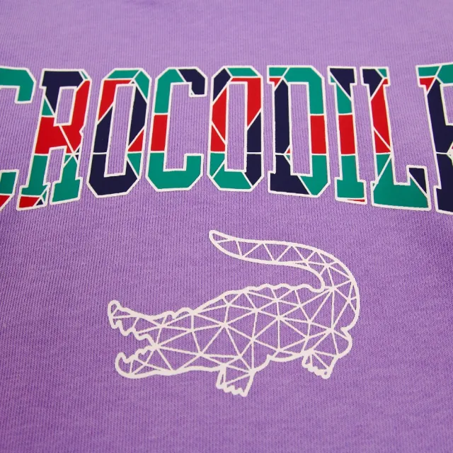 【Crocodile Junior 小鱷魚童裝】『小鱷魚童裝』經典鱷魚LOGO 連帽上衣(產品編號 : U66418-07 大碼款)