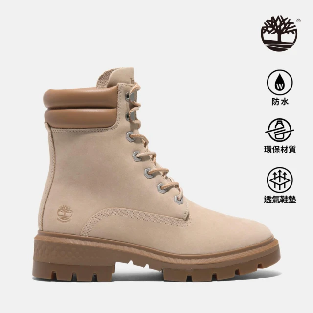 Timberland 女款淺米色Cortina Valley中筒防水靴(A2D7NEN7)