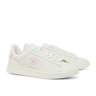 【LACOSTE】CARNABY SET 女鞋 皮革休閒鞋 運動鞋 工作鞋 白粉(48SFA0017_UH1)