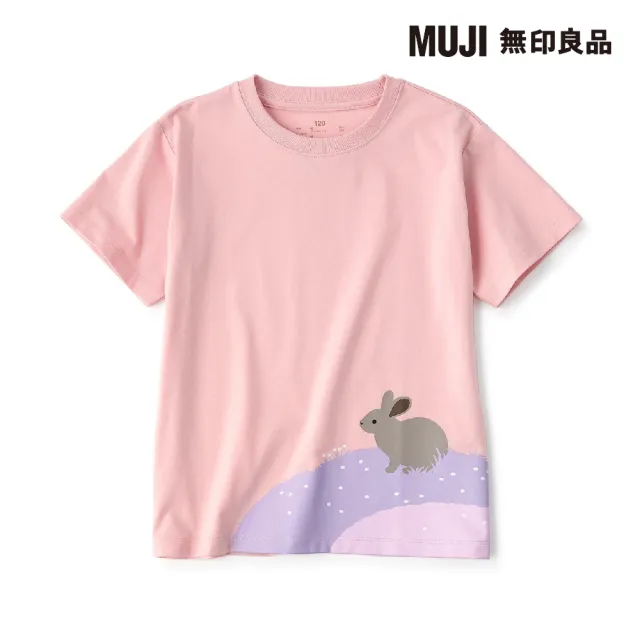 【MUJI 無印良品】兒童印花短袖T恤(共6色)