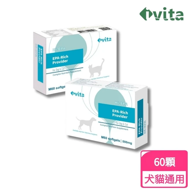 IVITA Hi-EPA機能性魚油-M 500mg*60(寵物魚油/IVITA/機能性魚油/寵物保健/犬貓通用)