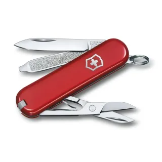 【VICTORINOX 瑞士維氏】Style Icon 經典7用瑞士刀款 58mm/ 紅色(0.6223.G)