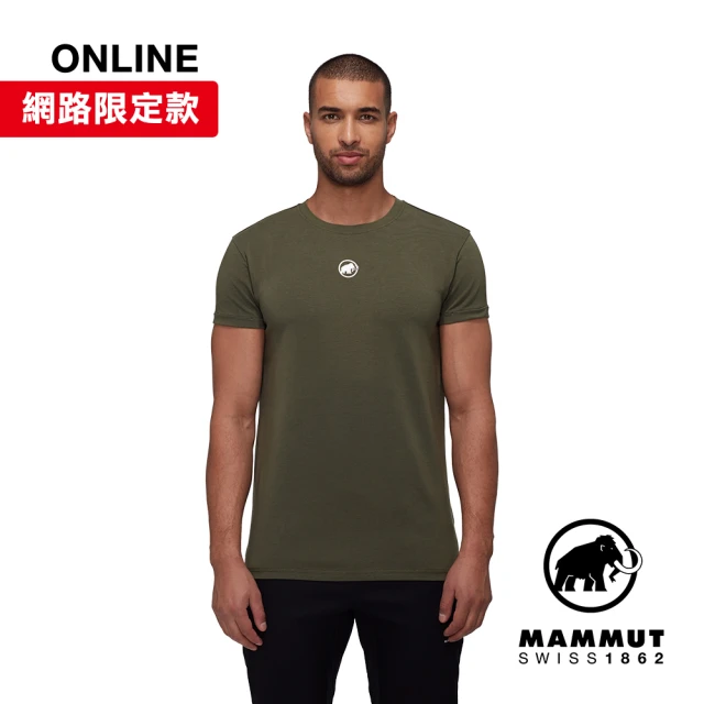 Mammut 長毛象 Mammut Seon T-Shirt Men Original 機能短袖有機棉T恤 男款 深沼澤綠 #1017-04481