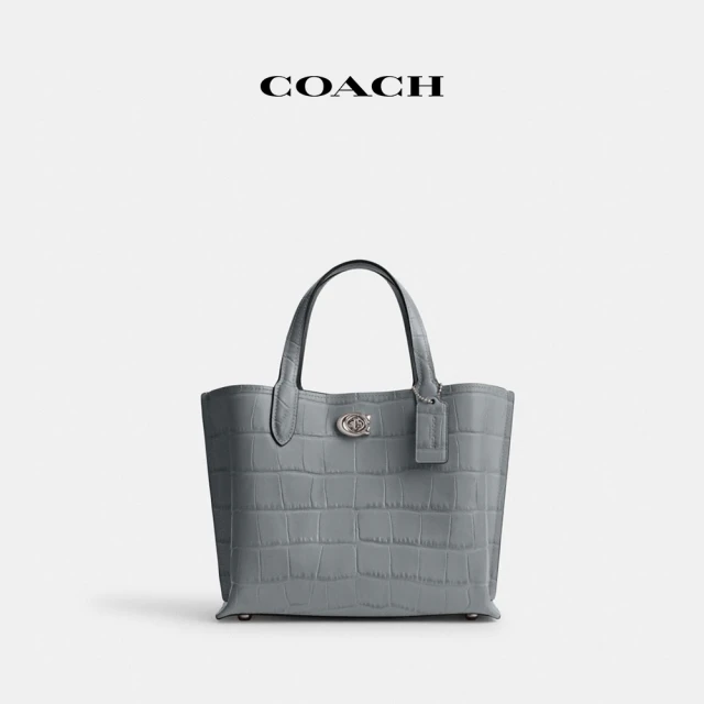 COACH WILLOW 24號托特包-LH/灰藍色 混合色(C8632)