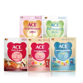 即期品【ACE】經典量販包軟糖買大送小(字母Q240g 2024/12/31｜無糖Q可樂220g 2025/03/21)