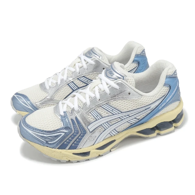 asics 亞瑟士 休閒鞋 GEL-Kayano 14 男鞋 金屬藍 米白 復古 千禧跑鞋 亞瑟士(1203A537102)