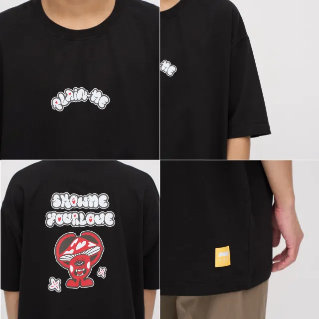【plain-me】Show me your love圖TEE JNP0134-242(男短袖 女短袖 短t TEE 休閒上衣)