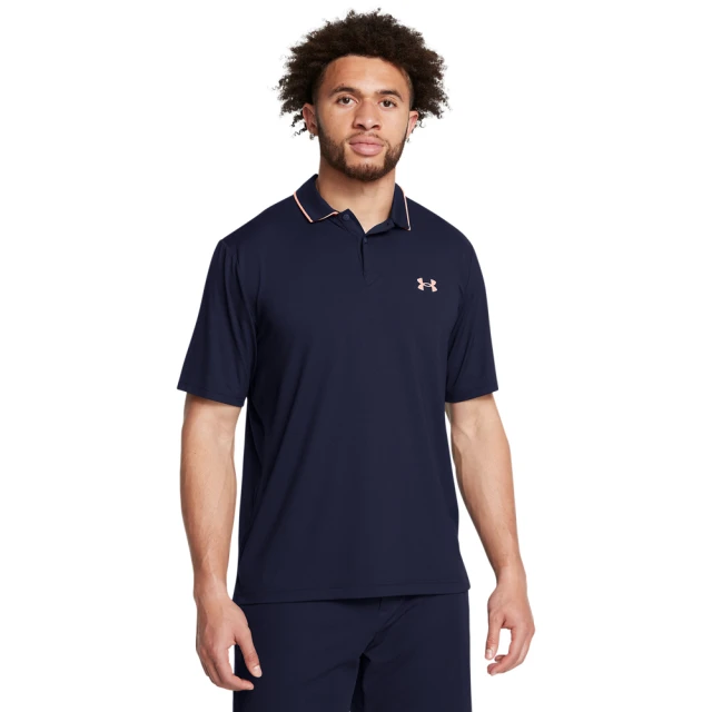 UNDER ARMOUR UA 男 Iso-Chill 短POLO_1377364-411(藍色)