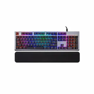 【Thermaltake 曜越】海王星 RGB 青軸 機械式鍵盤 懸浮式鍵帽設計 可拆式USB連接線(EKB-MER-TBSRTC-01)