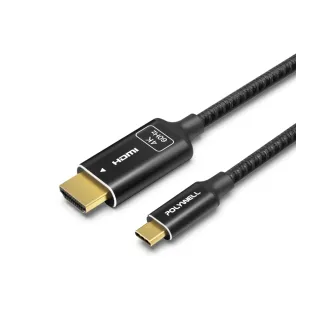 【POLYWELL】Type-C轉HDMI 4K60Hz 影音傳輸線 /1米