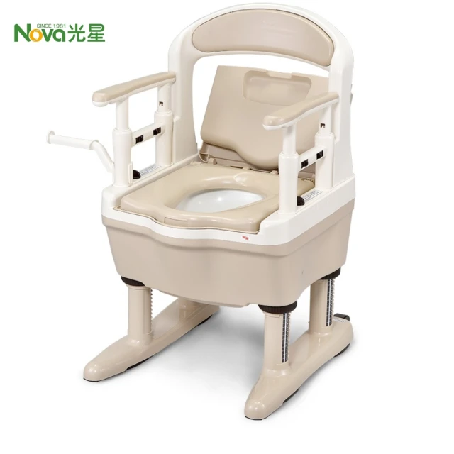 NOVA 光星 Just Fit 可攜便器椅(安壽便器椅#老人輔助用品#便盆椅推薦#衛浴安全座椅#防尿外漏)