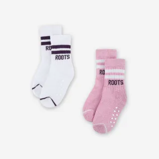 【Roots】Roots 小童-TODDLER ATHLETIC 襪子二入組(粉色)