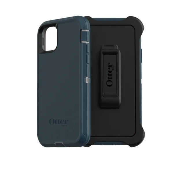 【OtterBox】iPhone 11 Pro Max 6.5吋 Defender 防禦者系列保護殼(藍)