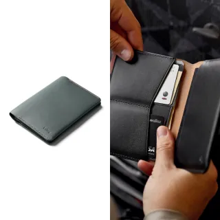 【Bellroy 官方直營】Passport Cover 真皮護照套 - RFID防盜(墨灰綠/機能性/聖誕交換禮物)