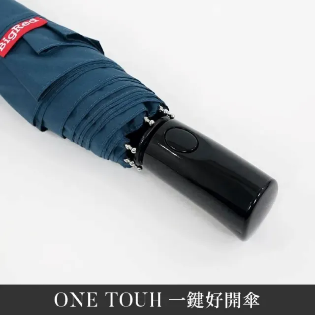 【雨傘王】BigRed將將好 8骨抗風 自動傘 折疊傘 防潑水 快乾 抗風傘骨 1-2人撐(終身免費維修*)
