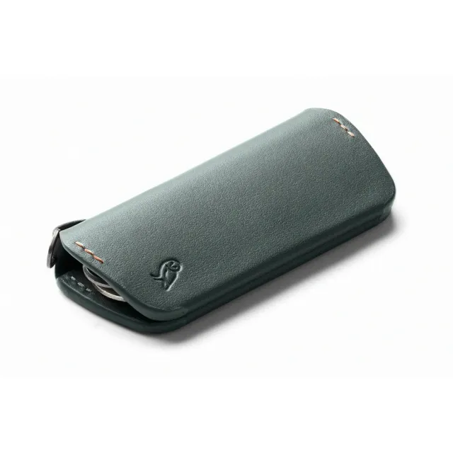 【Bellroy】官方直營 Key Cover Plus 皮革鑰匙套 - 大(墨灰綠/鑰匙包/包配件)