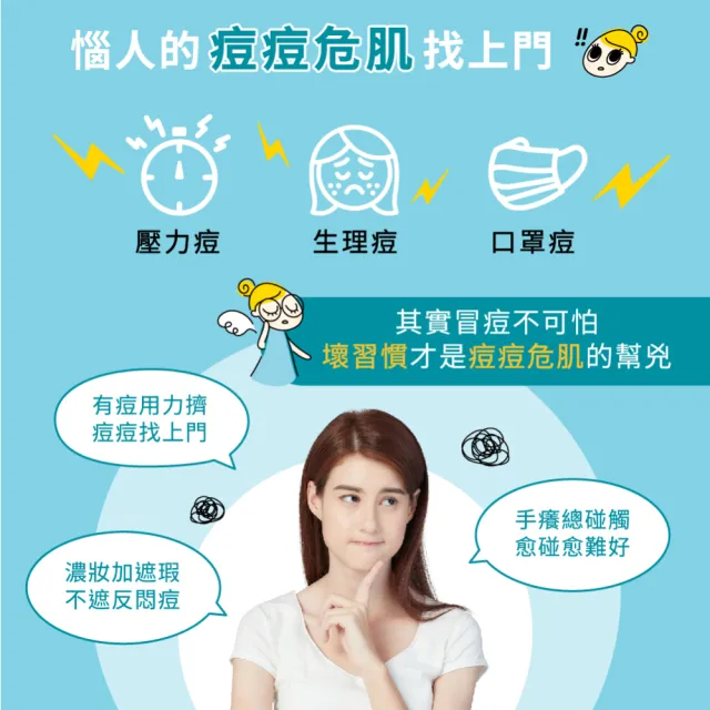 【derma Angel 護妍天使】隱形痘痘貼 迷你小痘(水楊酸日用30貼)