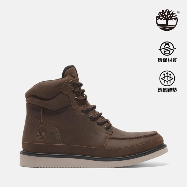 Timberland 男款深棕色中筒休閒靴(A698FW01)