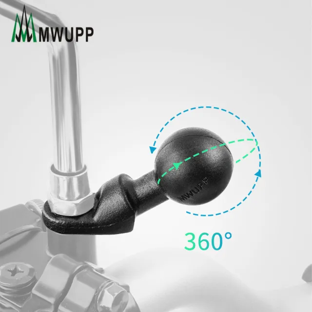 【MWUPP 五匹】減震系列 專業摩托車架-章魚-後視鏡(機車手機架/手機支架)