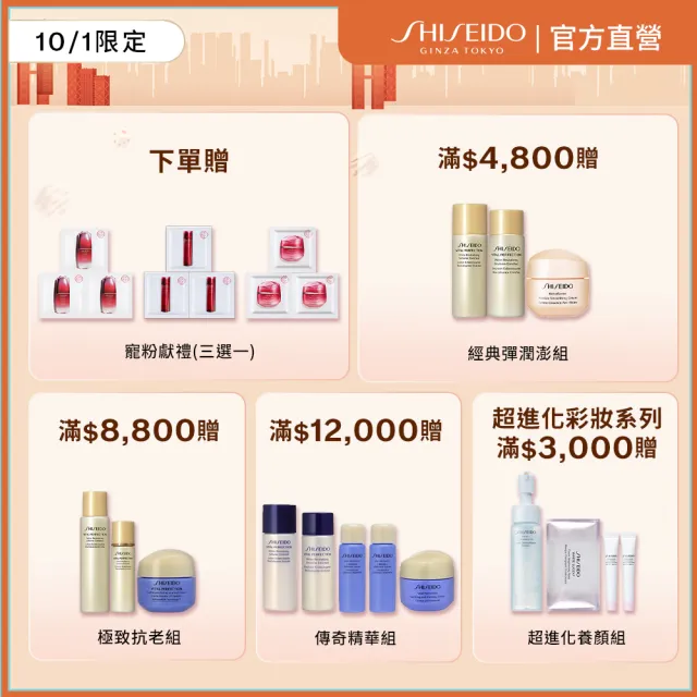 【SHISEIDO 資生堂國際櫃】激抗痕亮采緊緻露150mL 輕盈/豐潤 任選(發光水/精華水/化妝水/保濕/週年慶)