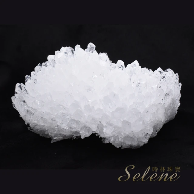 Selene 白水晶簇擺件(800-900g)