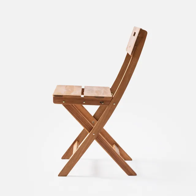 【特力屋】哈瓦那實木折合單椅(餐椅 戶外椅)