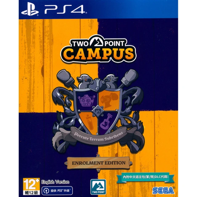 SONY 索尼 PS4 雙點校園 特典版 Two Point Campus Enrolment Edition(中英文亞版 可免費升級PS5版本)