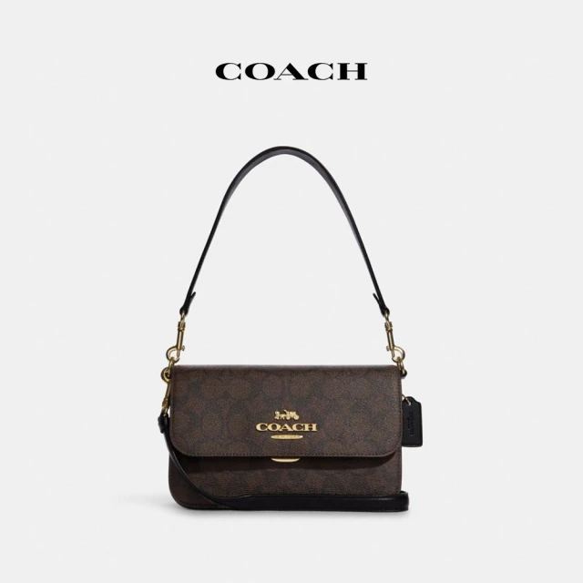 COACHCOACH 經典LogoBRYNN單肩包-IM/棕色/黑色(CA529)